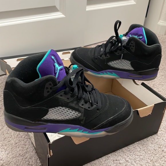 Air Jordan Retro 5 Black Grape - Picture 8 of 10